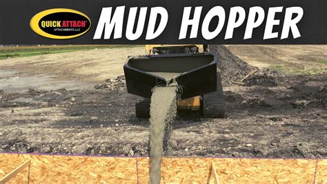 skid steer mud hopper|skid hopper attachments.